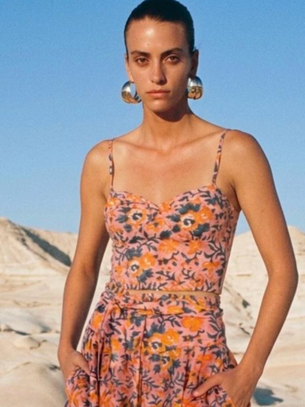 cotton skirt and cami